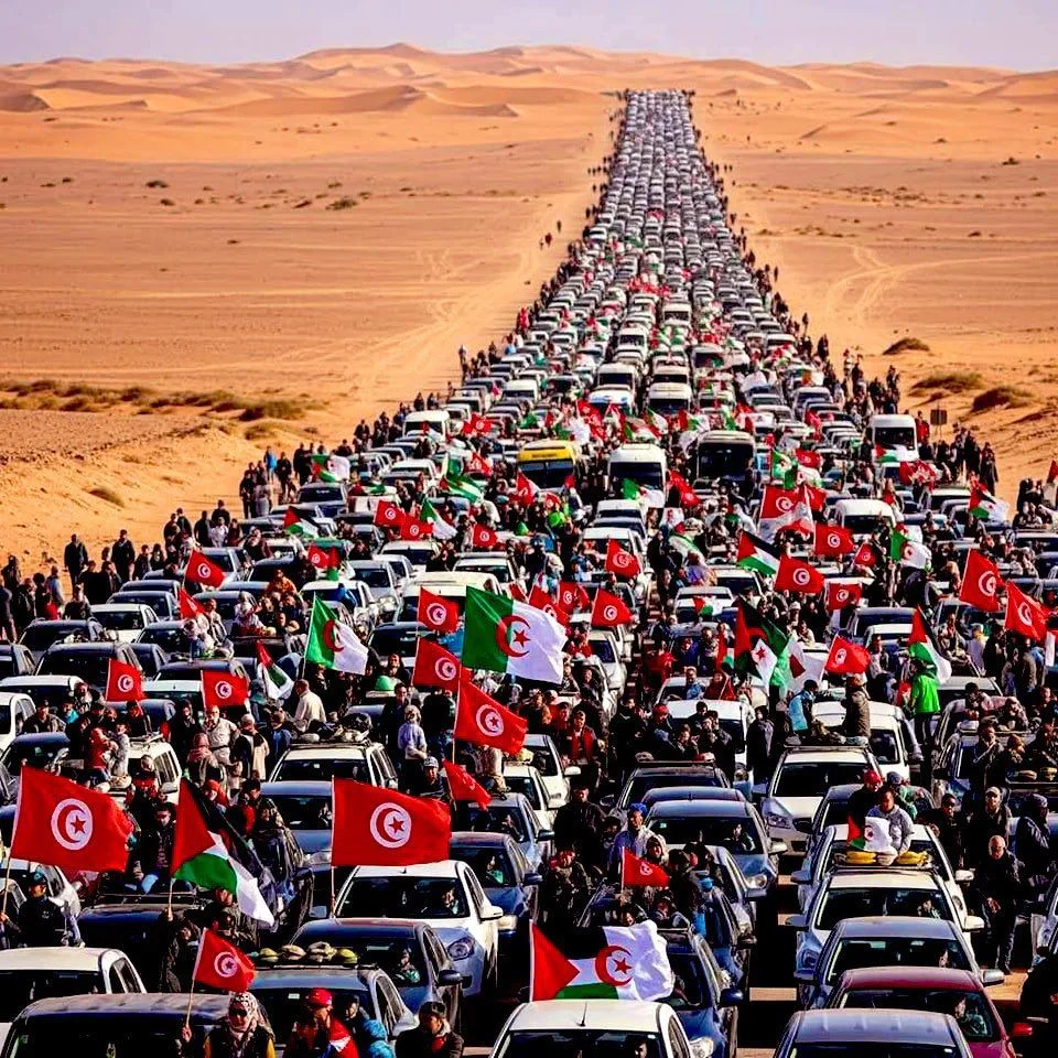 Gazze’ye yardım için yola çıkan ‘Sumud Konvoyu’ Libya’ya ulaştı: Hedef Refah Sınır Kapısı!