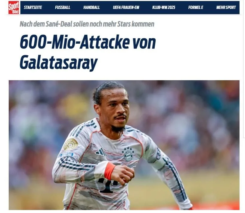 Galatasaray Almanya'da manşet oldu! "600 milyon euroluk atak! Tüm bu başarının arkasında tek bir isim var"