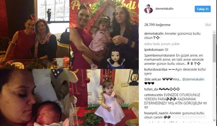 Ünlülerin ''Anneler Günü'' mesajları!