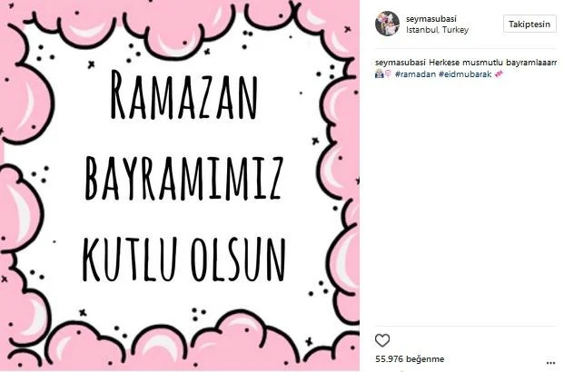 Ünlülerin bayram mesajları!